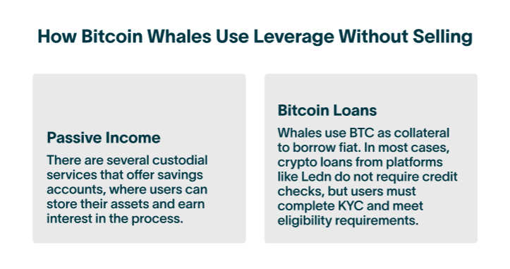 how bitcoin whales use leverage without selling