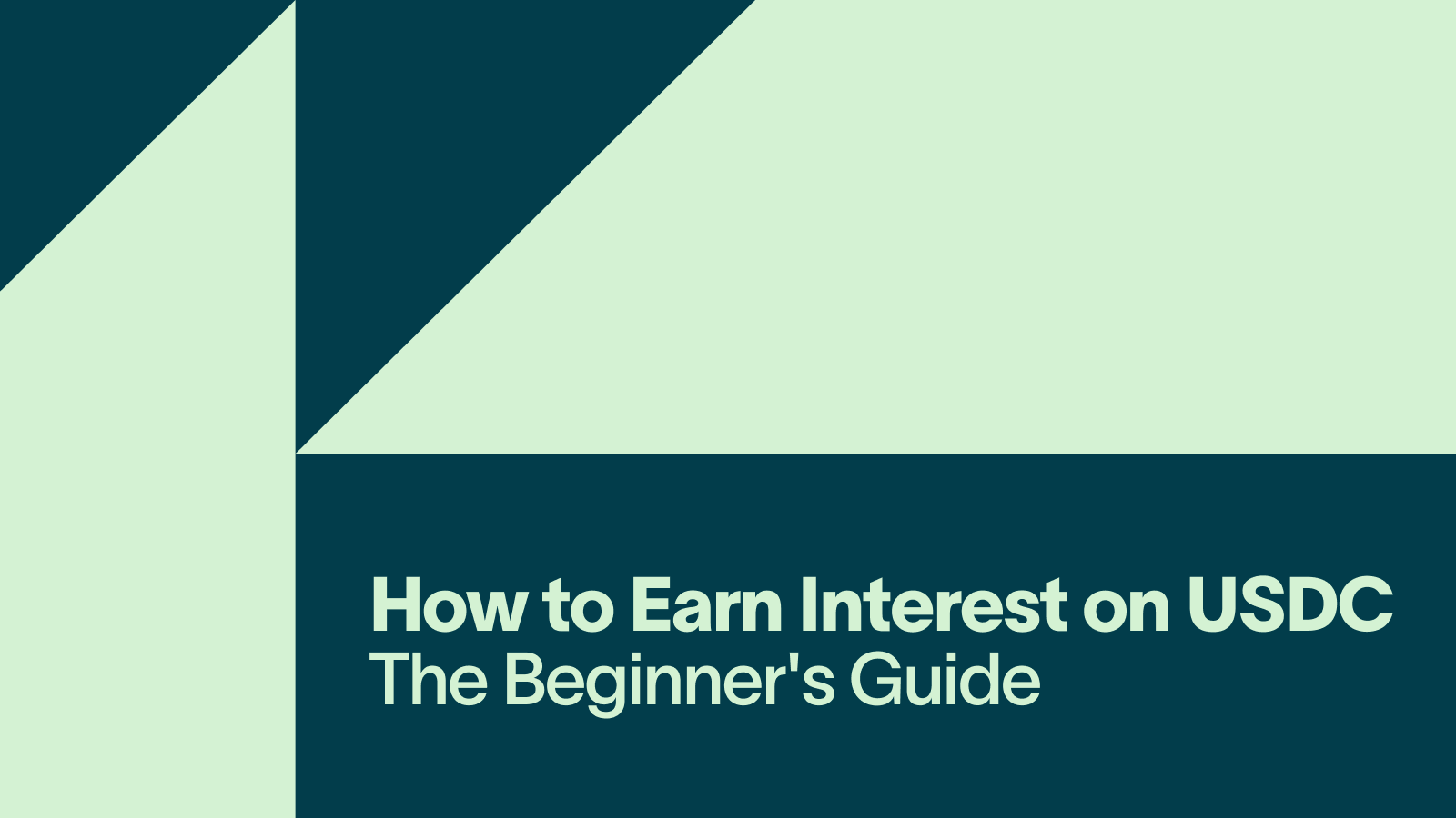 How to Earn Interest on USDC The Beginners Guide