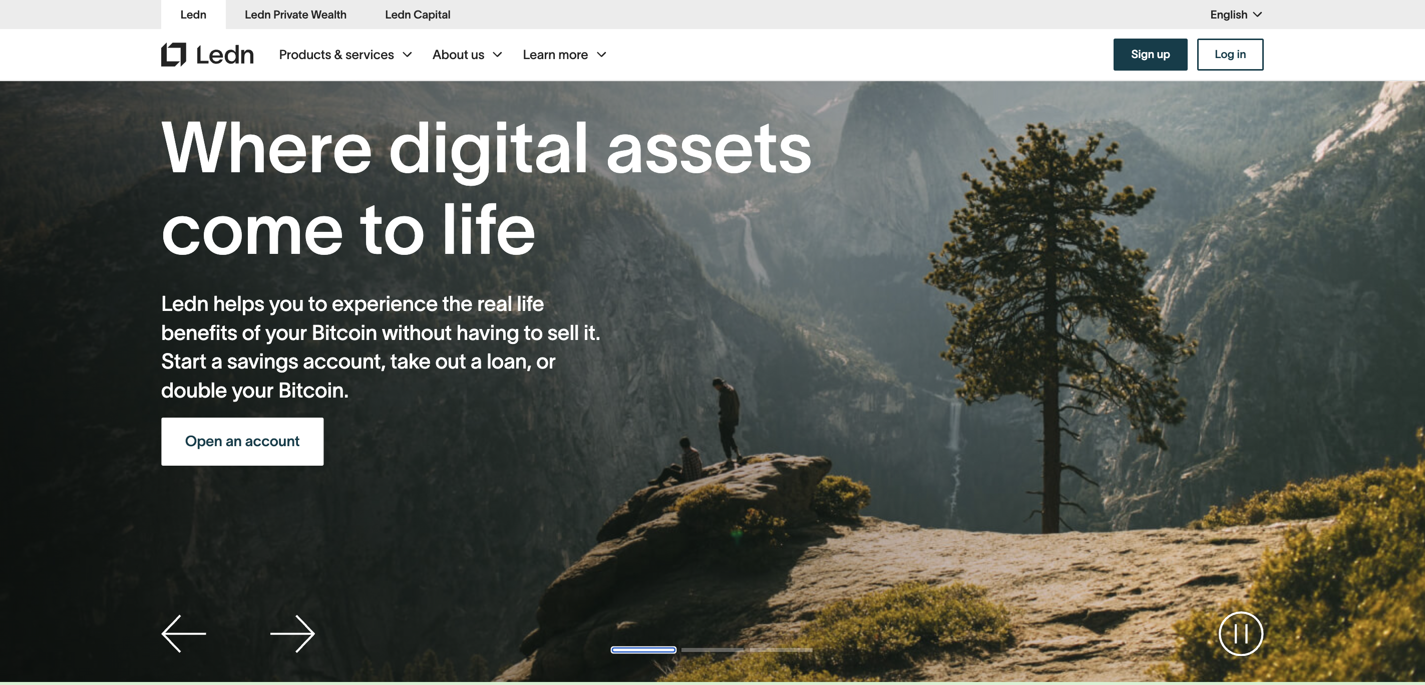 ledn crypto loan platform