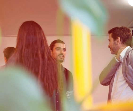 People talking